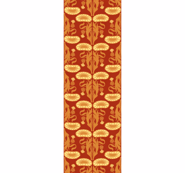 Vintage stor perde - art nouveau tarzı - TenStickers