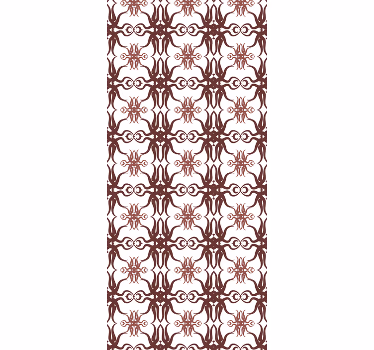 Vintage stor perde - orijinal tasarım damask tarzı - TenStickers