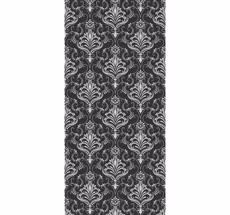 Vintage stor perde Şık damask tarzı - TenStickers
