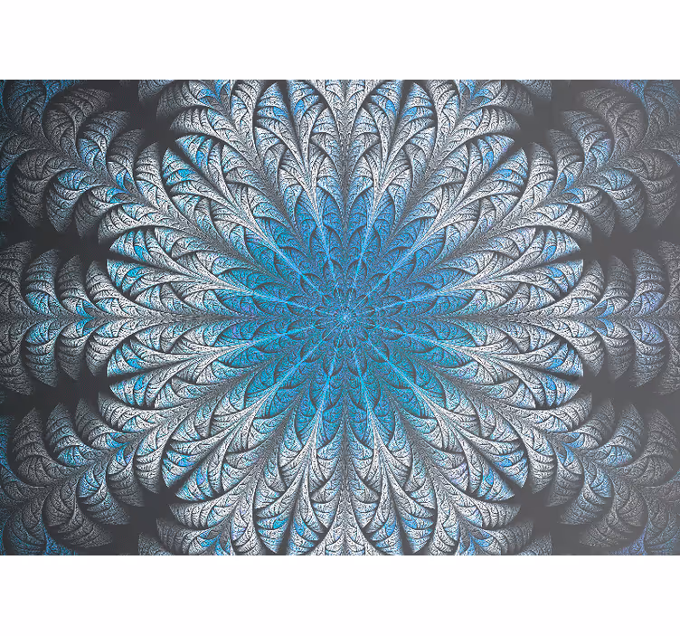 Misty mandala yatak odası stor perde - TenStickers