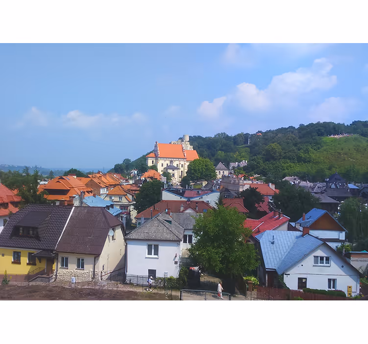 Yatak odası stor perde kazimierz dolny - TenStickers
