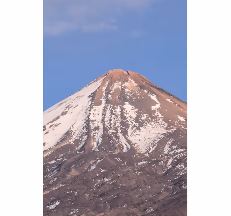 Oturma odası stor perde teide dağı - TenStickers