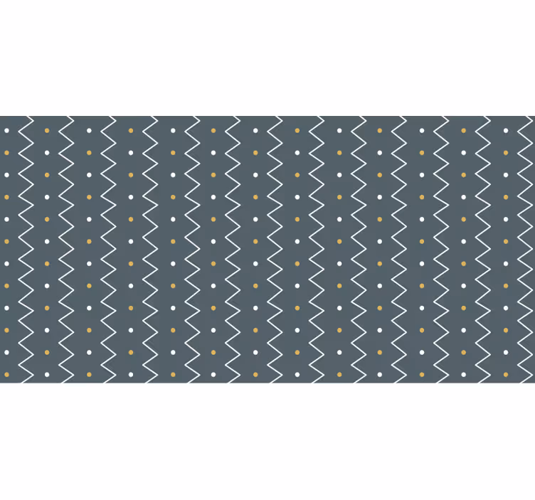 Yatak odası stor perde - İskandinav geometrik desen - TenStickers