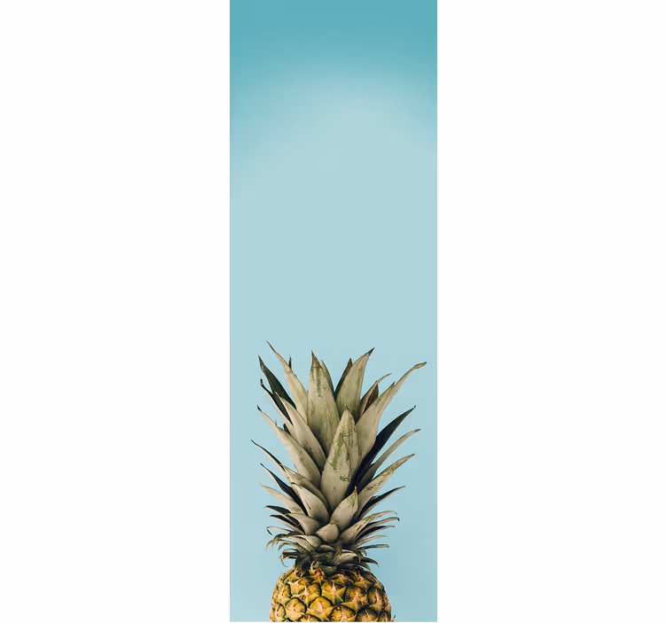 Mutfak stor perde ananas fotoğrafı ile dekorasyon - TenStickers