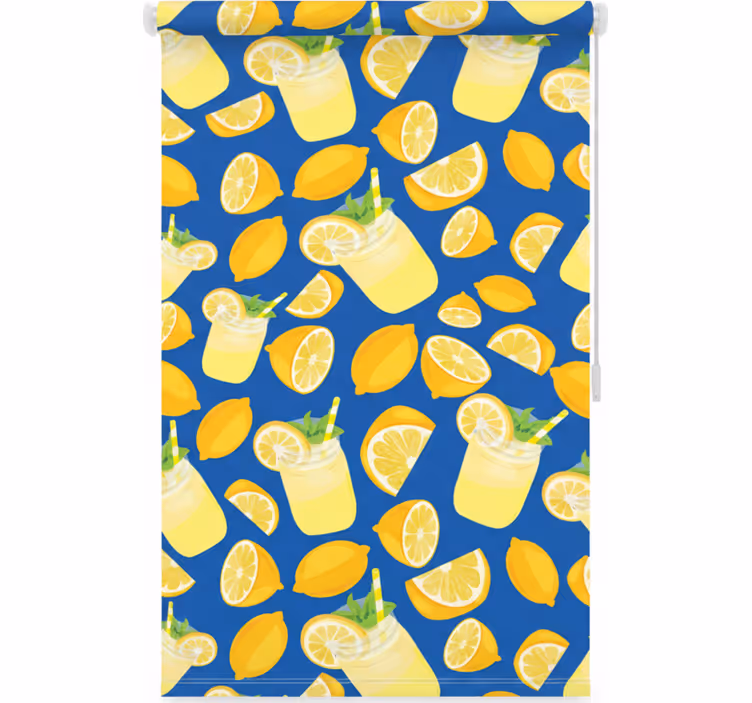 Mutfak stor perde limon sıkacağı buzdolabı - TenStickers
