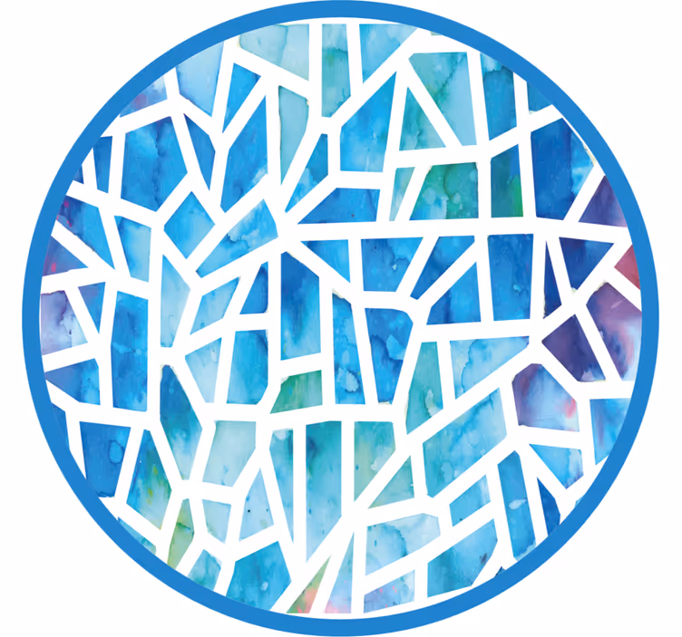 Mosaic tasarım yatak odası stor perde - TenStickers