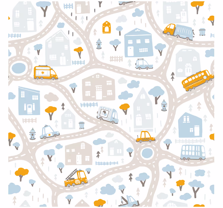 Çocuk odası stor perde yol haritası - TenStickers