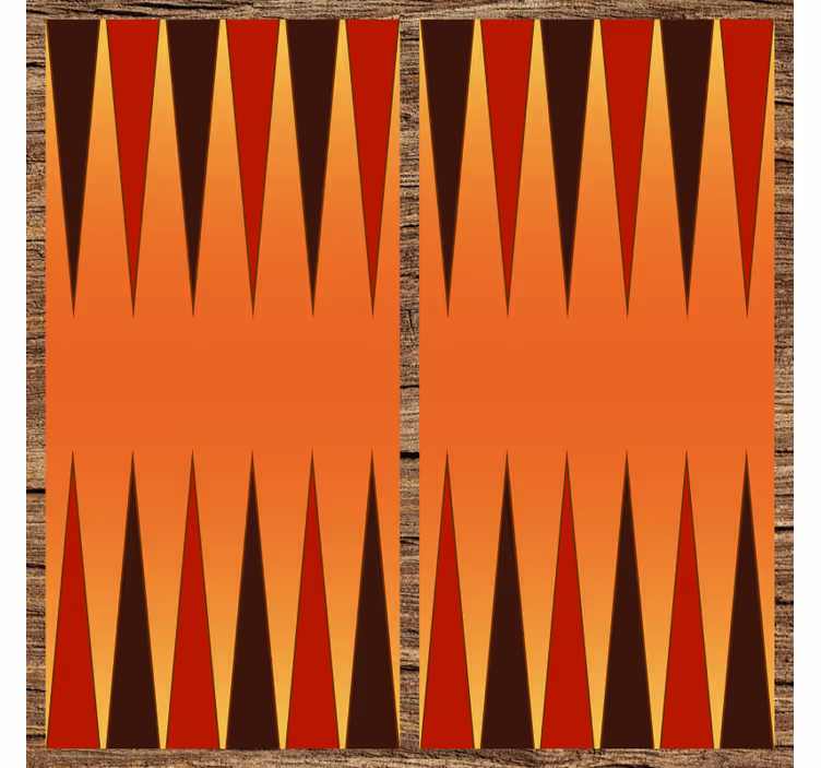Çocuk odası stor perde backgammon oyun halısı - TenStickers