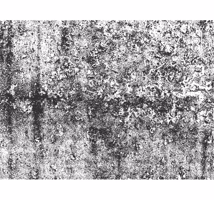 Faded grey gri stor perde - TenStickers