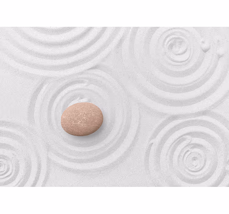 Zen stor perde - kumda bir damla - TenStickers