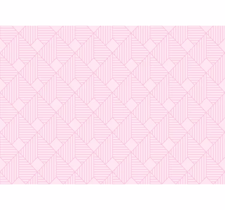 Dış mekan stor perde pembe soyut geometrik desen - TenStickers