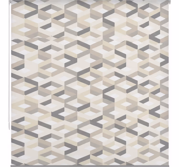 Minimalist geometrik banyo stor perde - TenStickers
