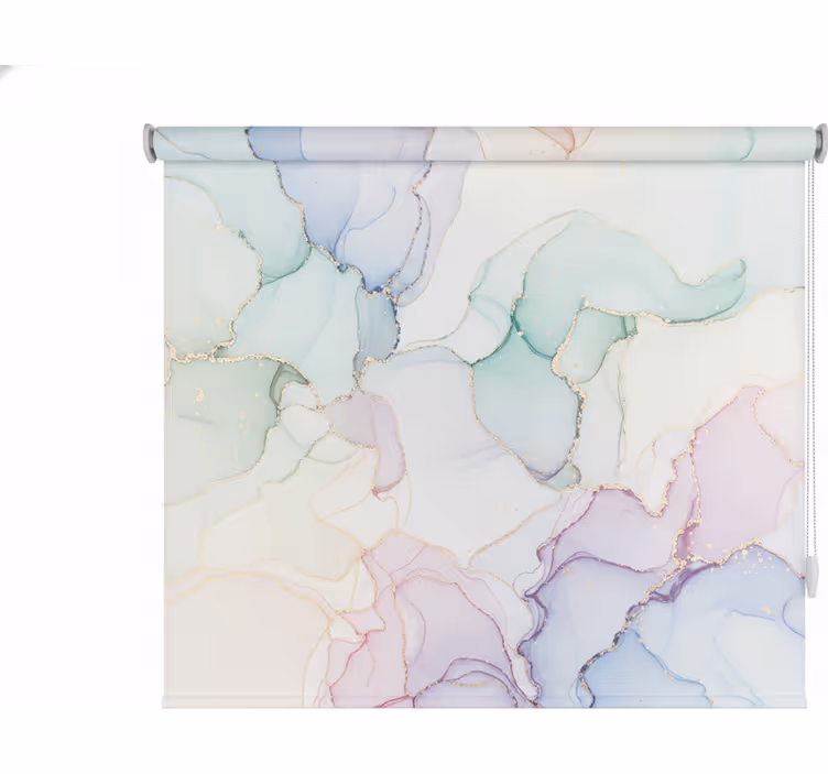 Banyo stor perde pastel renk - TenStickers