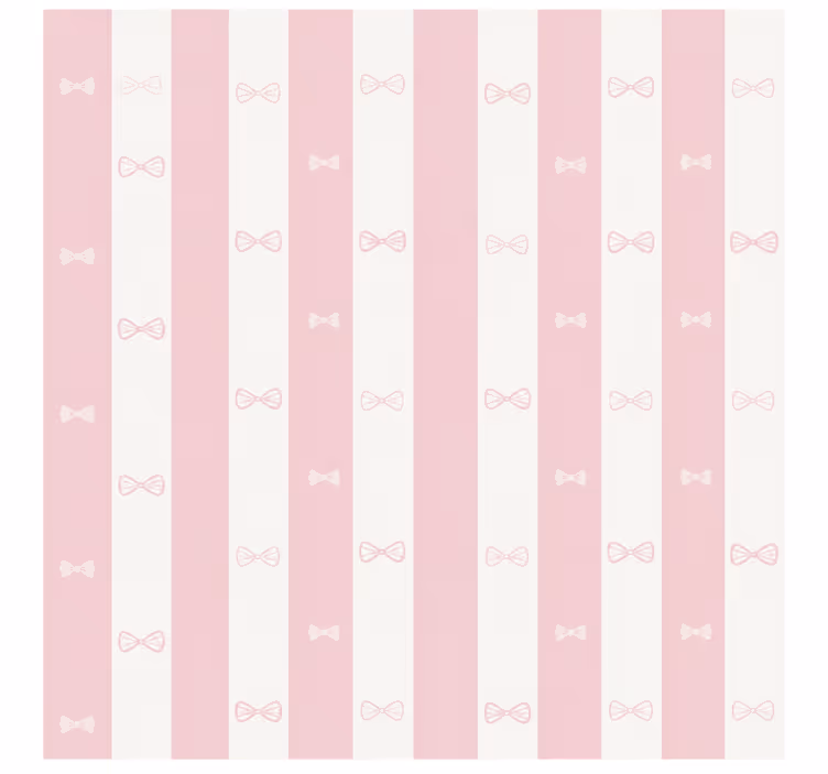 Pembe stor perde - kravat desenli çizgiler - TenStickers