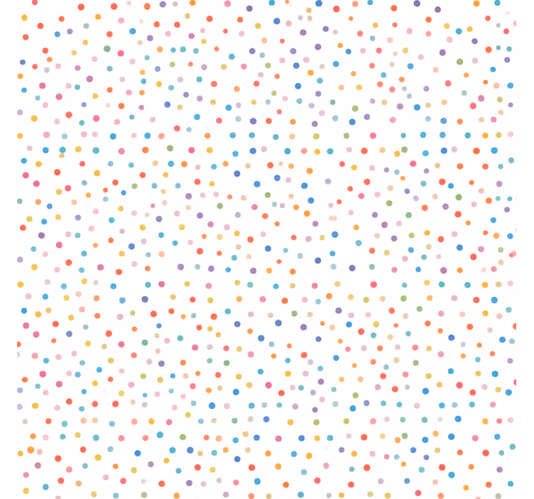 Banyo stor perde 300 cm renkli noktalar - TenStickers