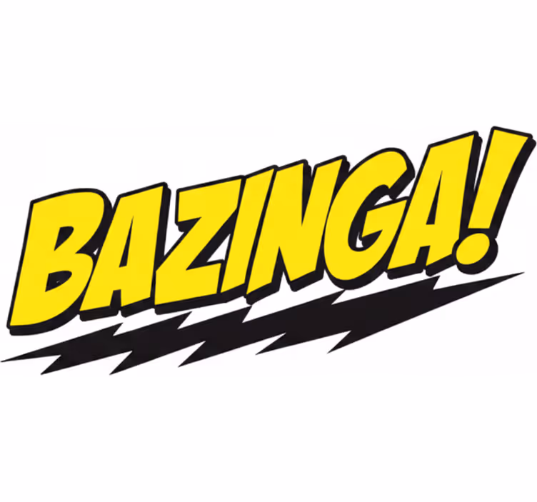 Dizi ve film stor perde - big bang teorisi vinil dekor - TenStickers