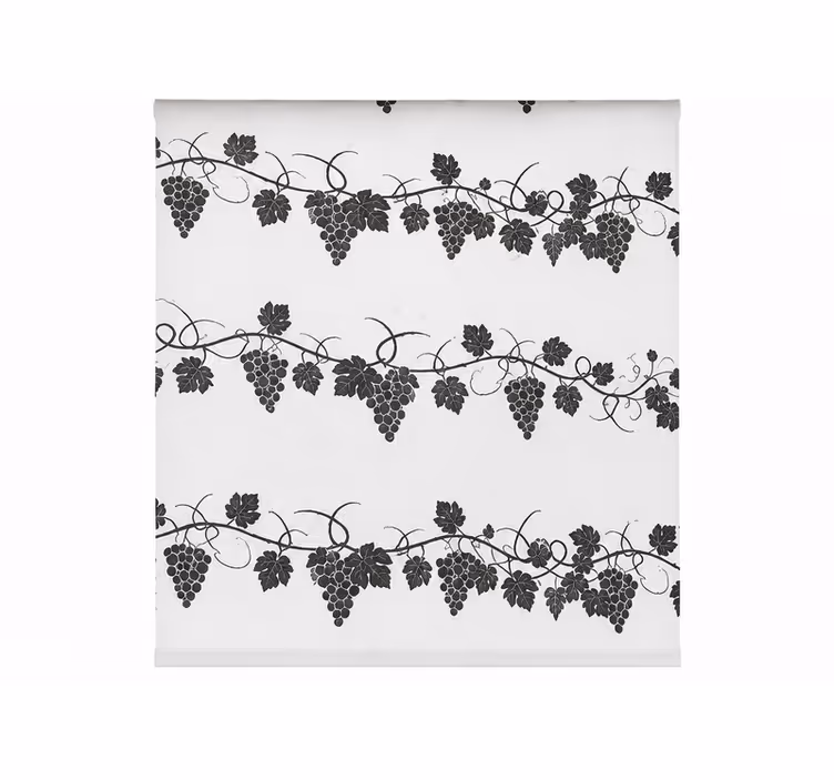 Mutfak stor perde - yaban mersini sarkan bitkiler - TenStickers