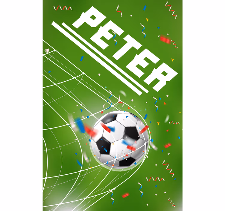 Gol özel baskılı pencere gölgesi - TenStickers