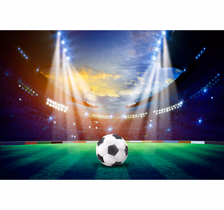 Futbol stadyumu futbol Stor perde - TenStickers