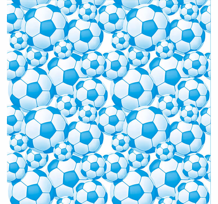 Futbol desen dekor futbol stor perde - TenStickers