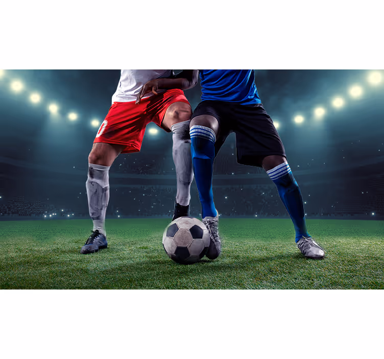 Stadyumda top futbol Stor perde - TenStickers
