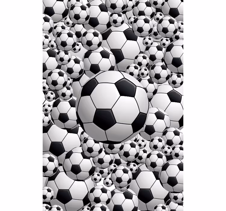 Puanlama beyaz futbol sporları Stor perde - TenStickers