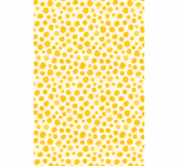 Limon puantiyeleri meyve ve sebzeler stor perde - TenStickers