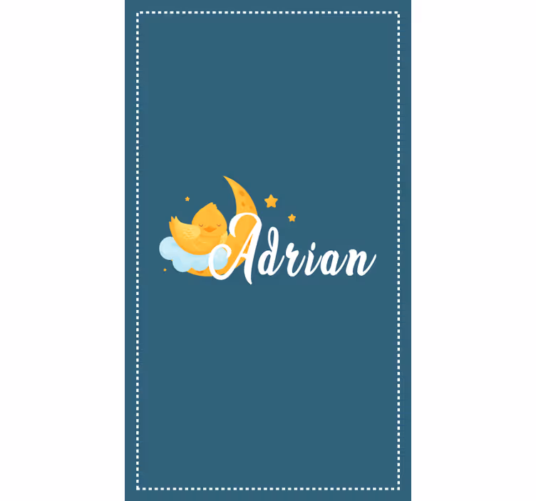 Ayda civciv yıldızlarla hayvan Stor perdeler - TenStickers