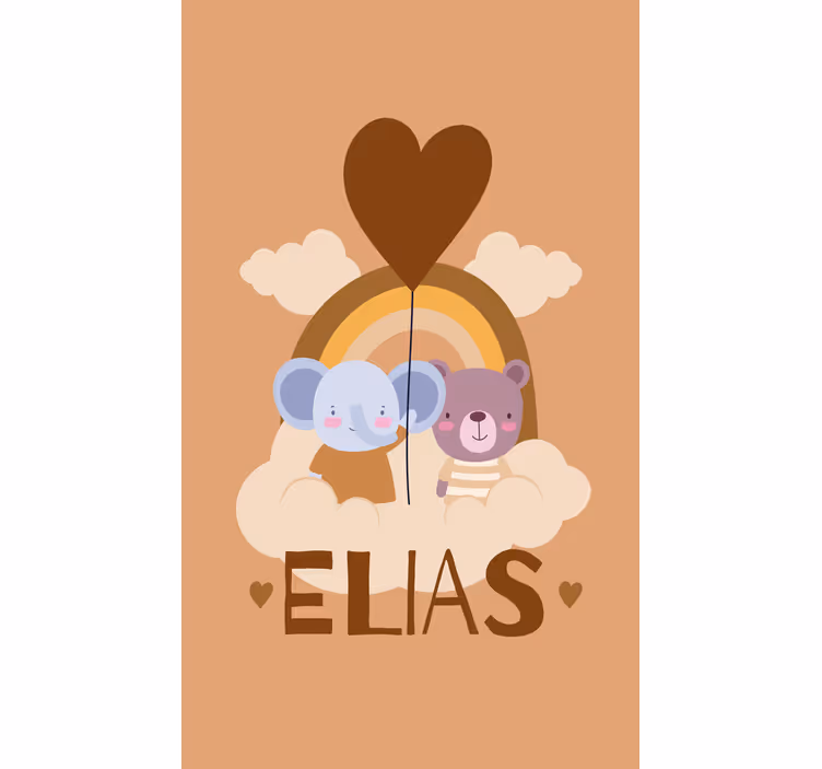Koala ayı arkadaşları özelleştirilebilir stor perde - TenStickers