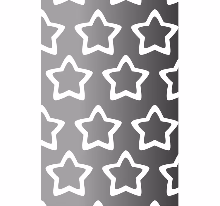Metal yıldız gradyan modern Stor perde - TenStickers