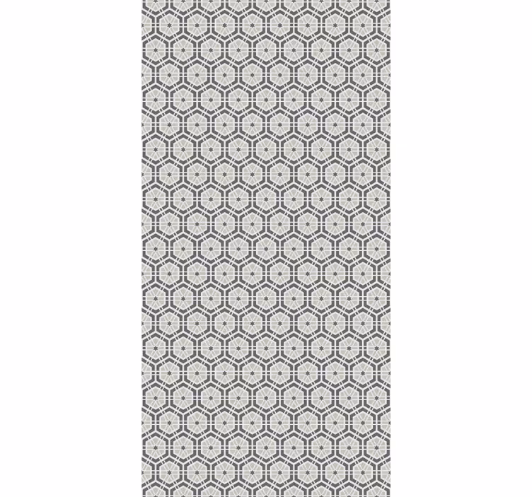 Geometrik tematik elemanlar modern stor perde - TenStickers