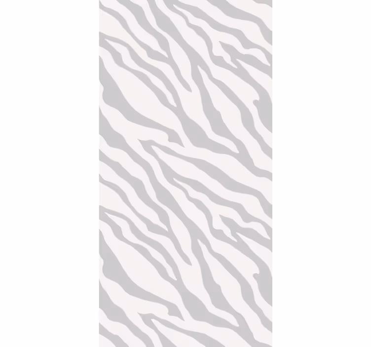 Zebra çizgili stil ağaçlar stor perde - TenStickers