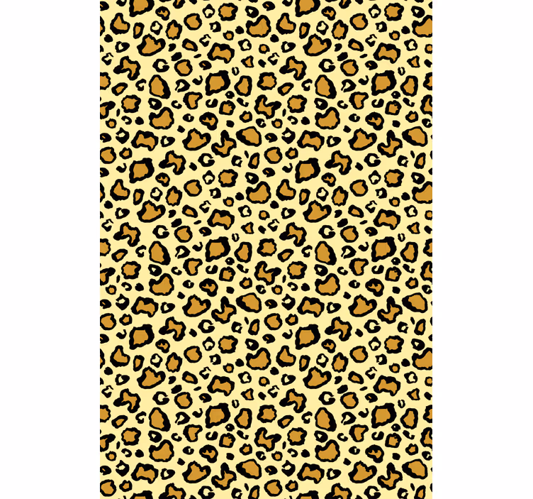 Leopar lekesi teması hayvanlar stor perde - TenStickers
