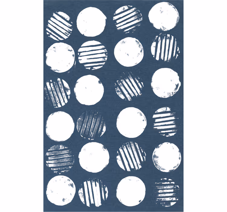 Soyut dairesel desenler doku ve desen stor perde - TenStickers