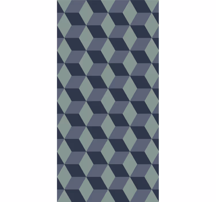 Geometrik şekil organizasyonu modern stor perde - TenStickers