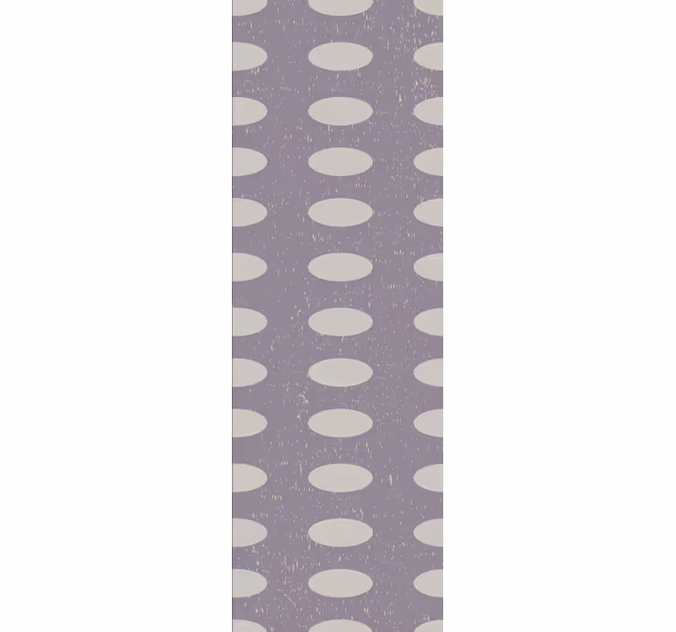 Yumuşak oval desenler doku ve desen stor perde - TenStickers