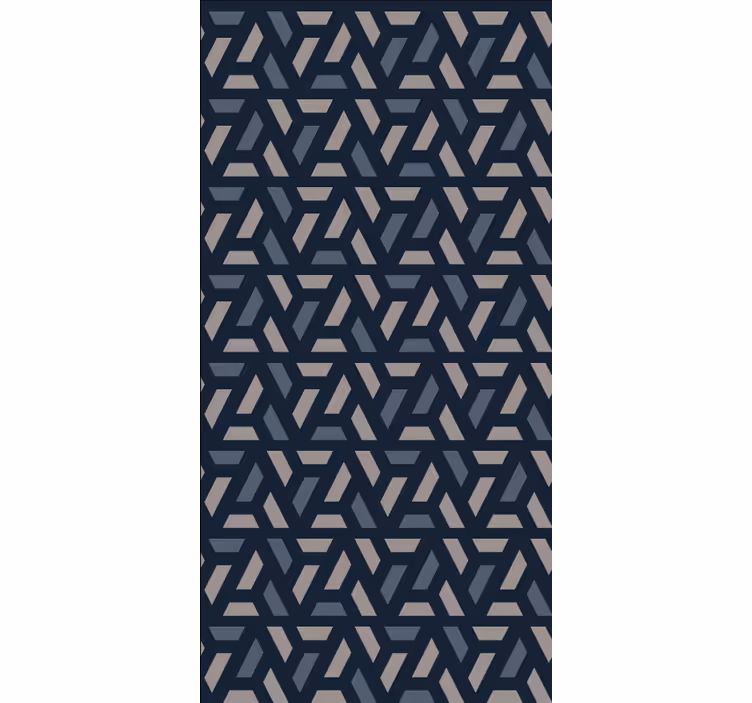 Geometrik kompozisyon stili modern stor perde - TenStickers