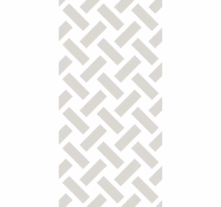 Geometrik motif modern stor perde - TenStickers