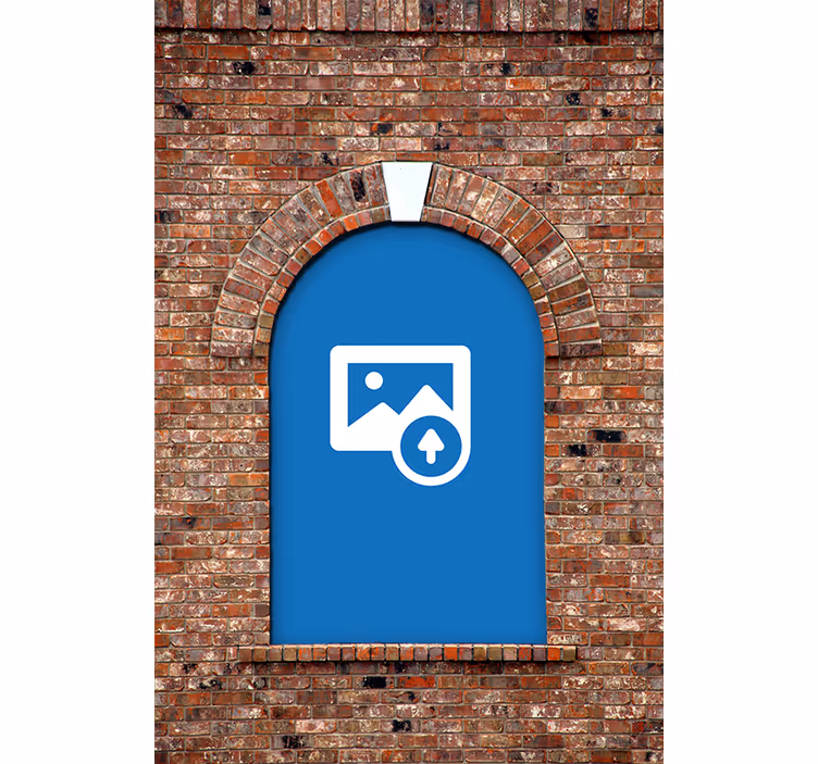 Kişiselleştirilebilir 3d kemerli pencere gölgeliği - TenStickers