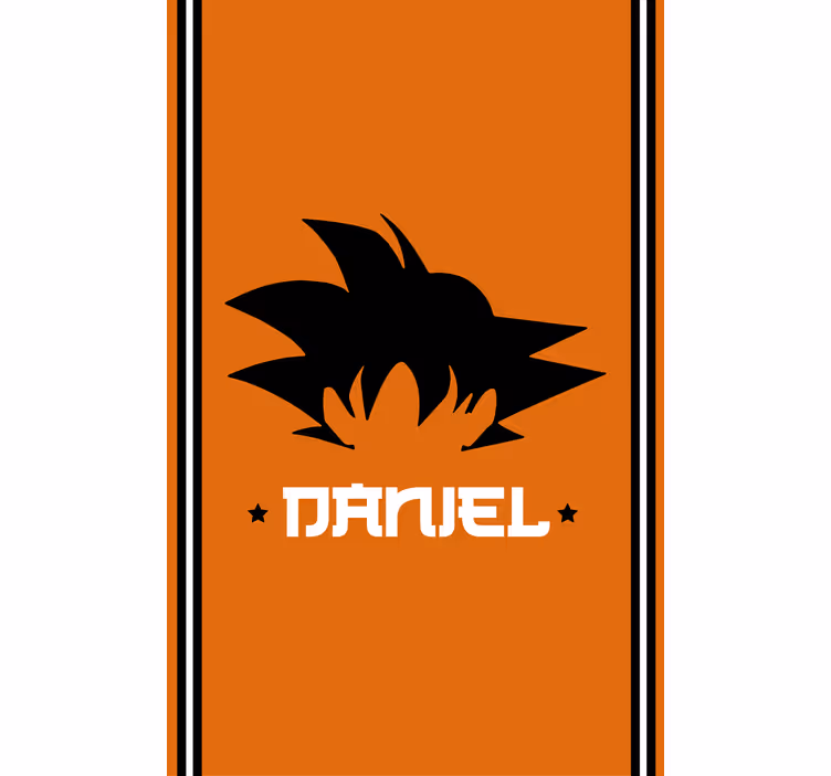 Goku kişiselleştirilebilir süper kahraman stor perde - TenStickers