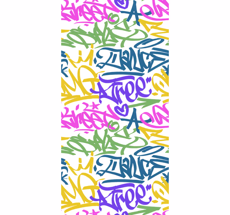 Grafiti genç stor perde - TenStickers