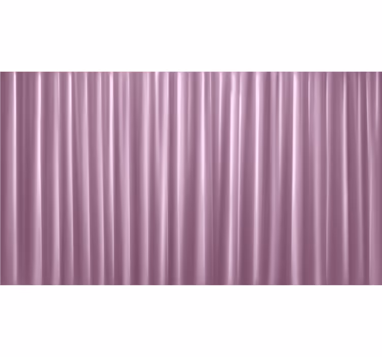 Pembe stor perde - TenStickers
