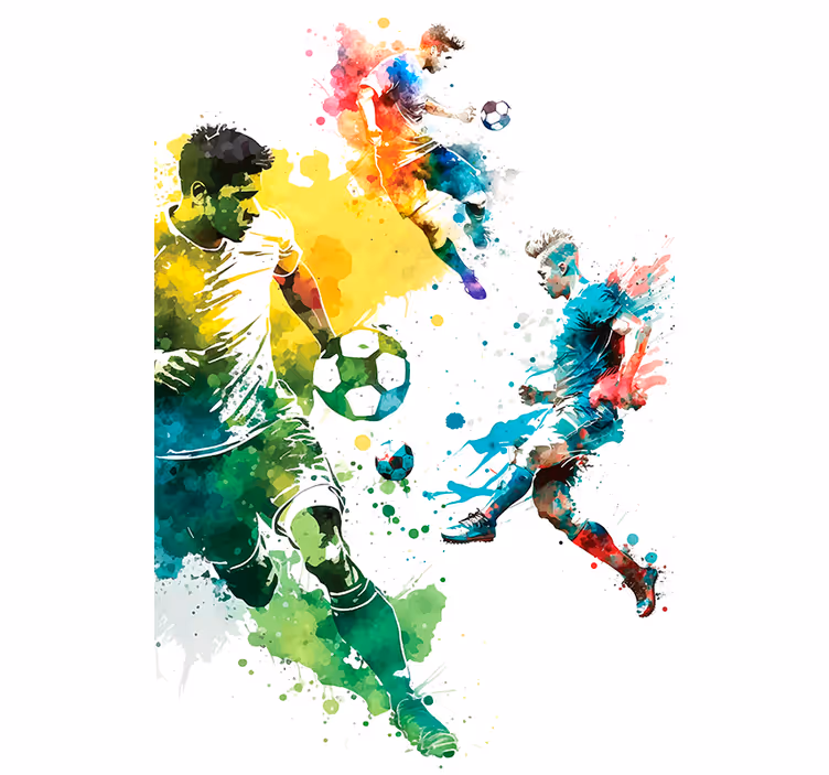 Eylemde spor futbol stor perde - TenStickers