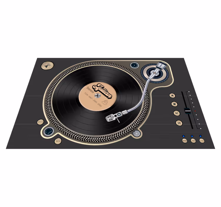 Vinil disk adı placemats - TenStickers