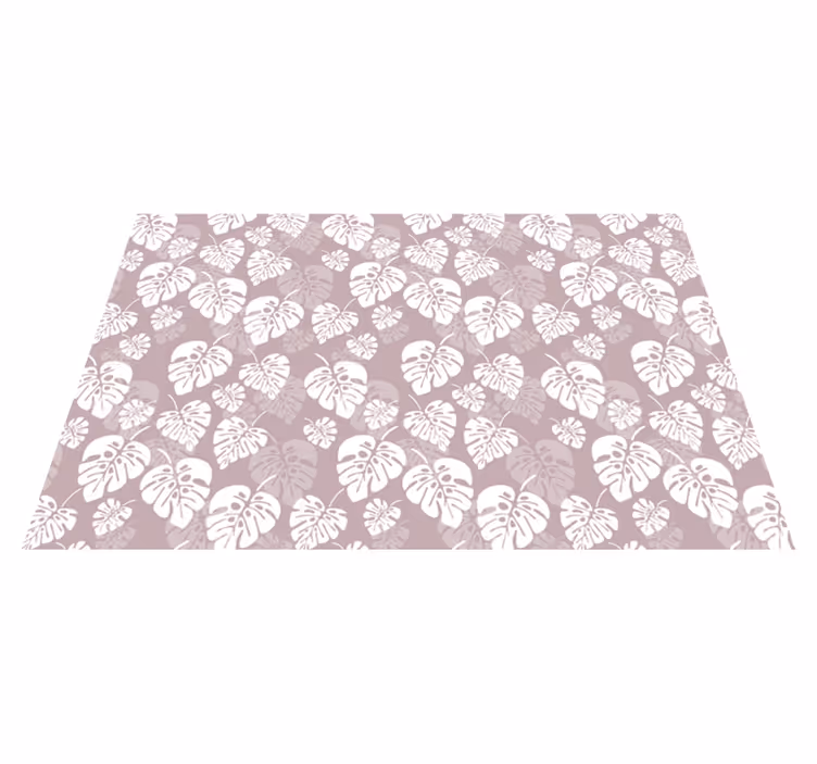 Monstera bitki çiçek placemats - TenStickers