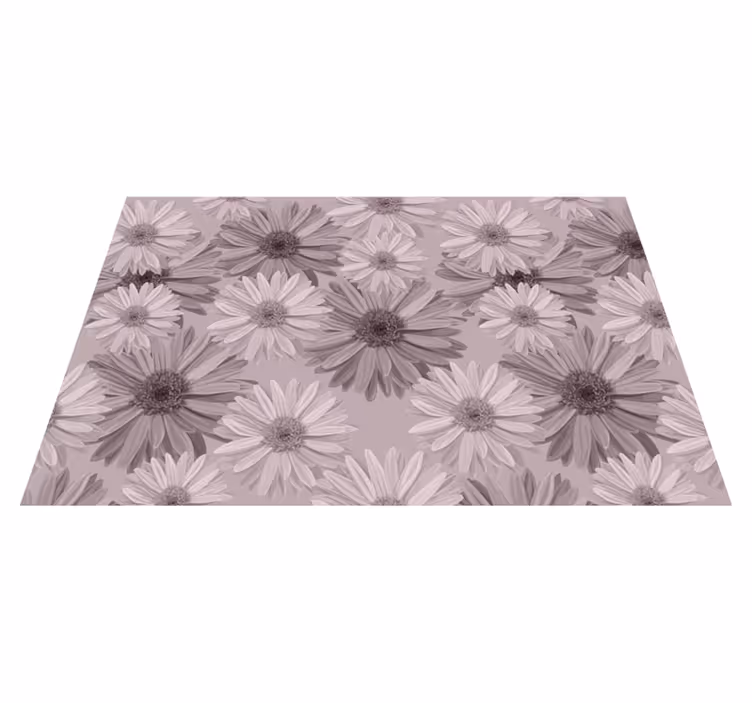 Tropikal çiçek placemats - TenStickers