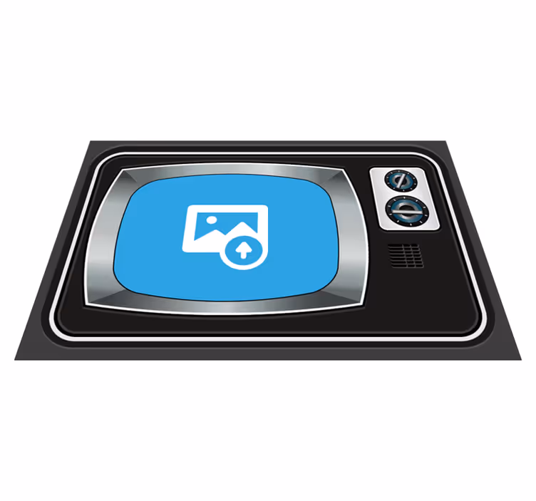 Tv özelleştirilebilir fotoğraf orijinal yer altlıkları - TenStickers