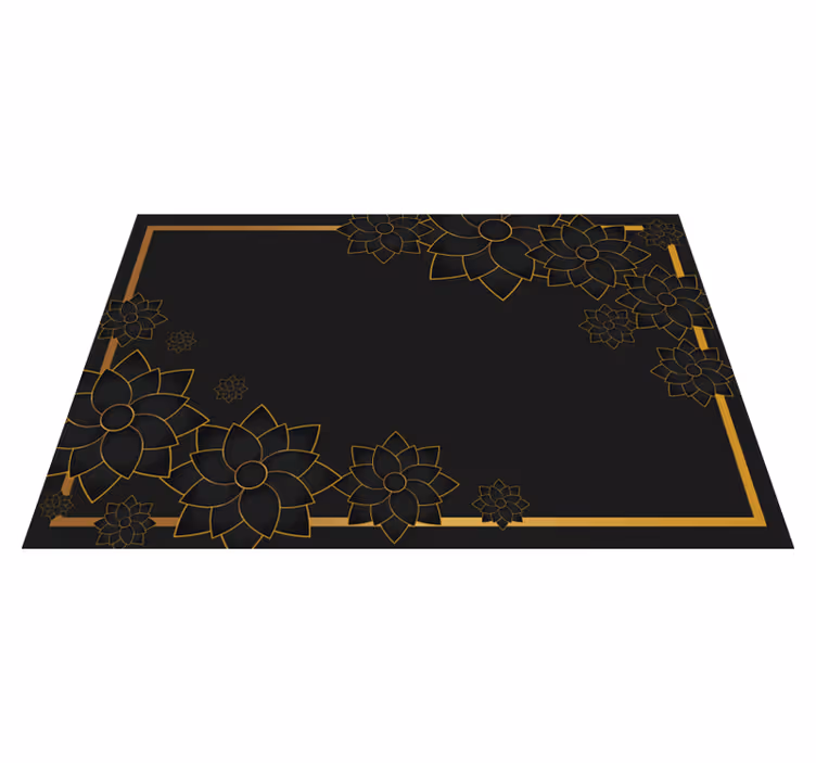 Bitkiler zarif placemats ile zarif stil - TenStickers