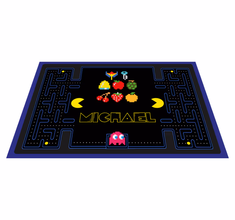 Pac man oyunu çocuklar placemats - TenStickers