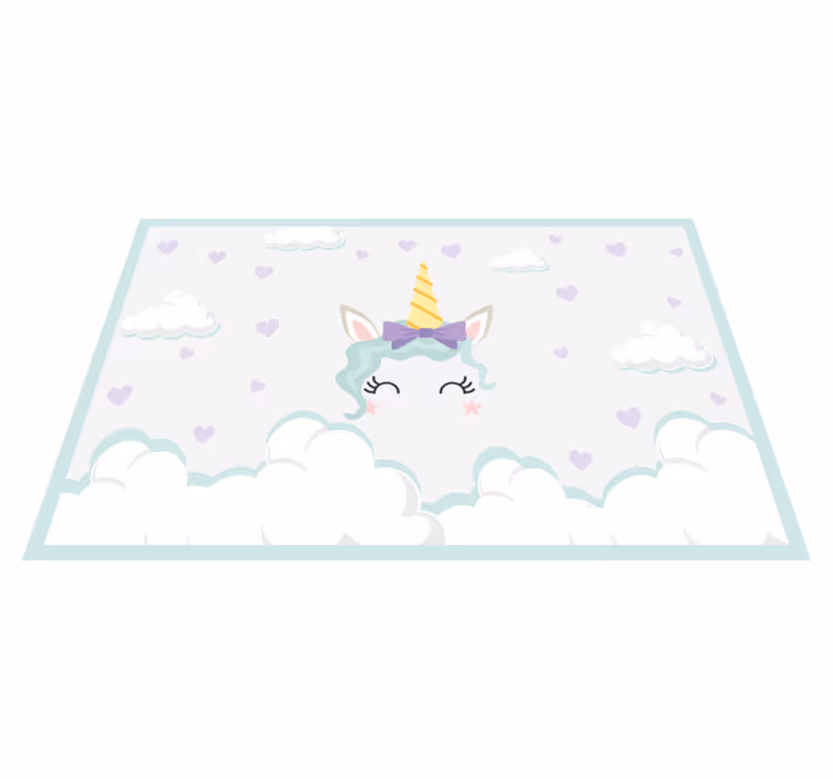 Güzel unicorn çocuk placemats - TenStickers